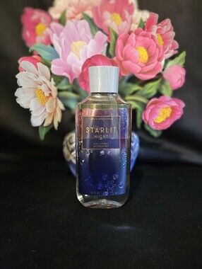 NWT Bath & Body Works Starlit Night Shower Gel -  Blue & Silver